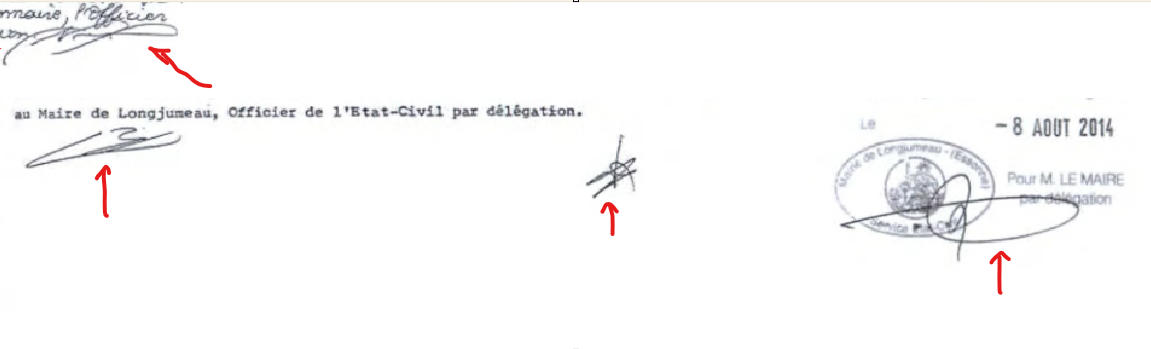 Capture de la zone signature