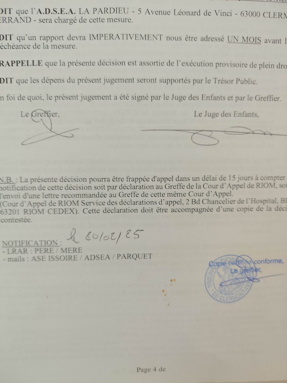 Capture de la zone signature