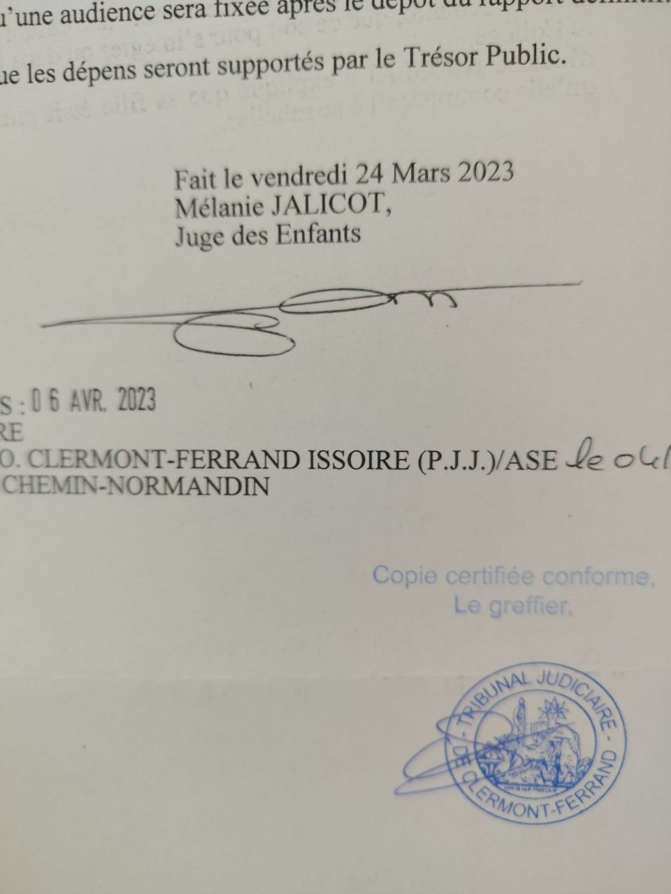 Capture de la zone signature